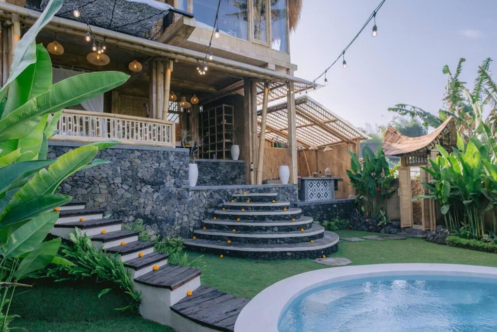 Makerti Bali~Bamboo House Villa Selat Buitenkant foto