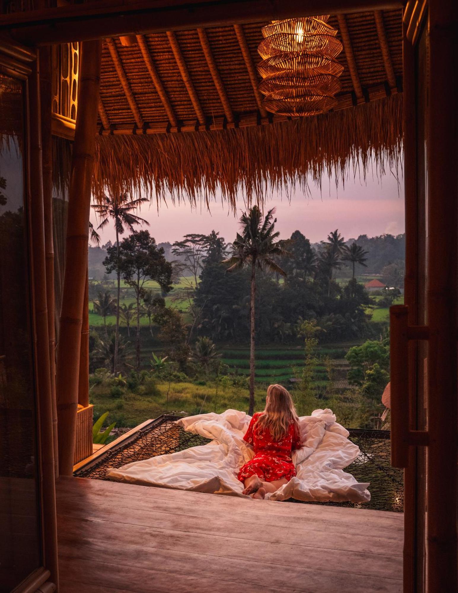 Makerti Bali~Bamboo House Villa Selat Buitenkant foto