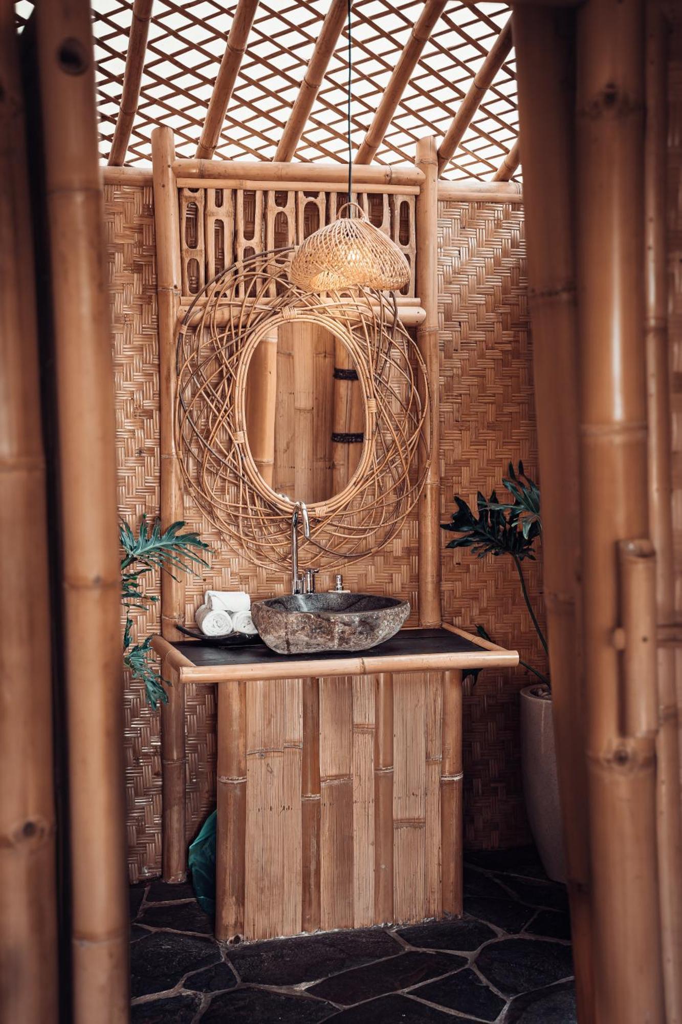 Makerti Bali~Bamboo House Villa Selat Buitenkant foto